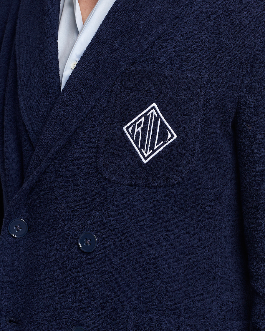 Homme | Blazers | Ralph Lauren Purple Label | Knitted Terry Cloth Blazer Navy