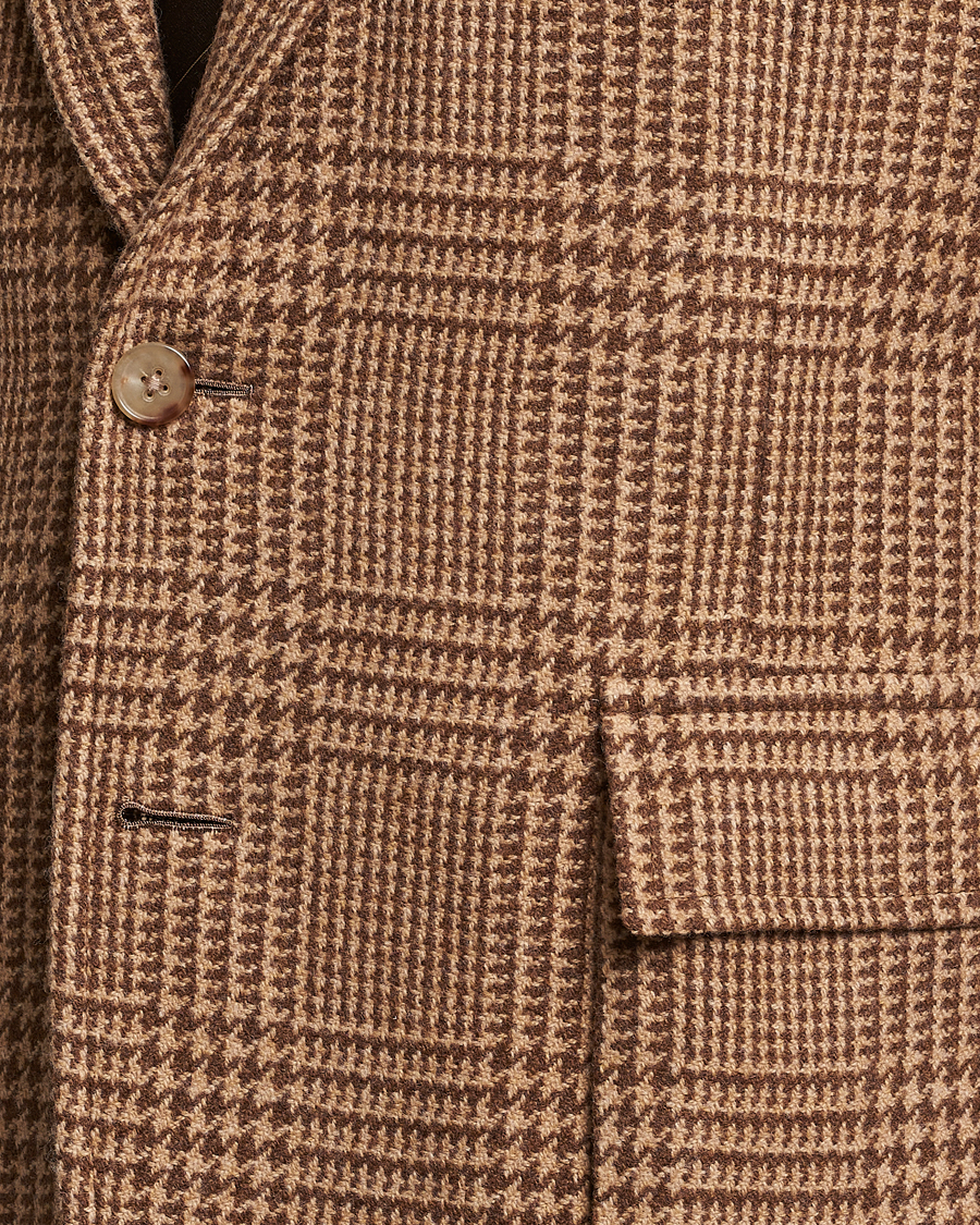 Homme | Blazers | Ralph Lauren Purple Label | Glenplaid Sportcoat Beige/Brown