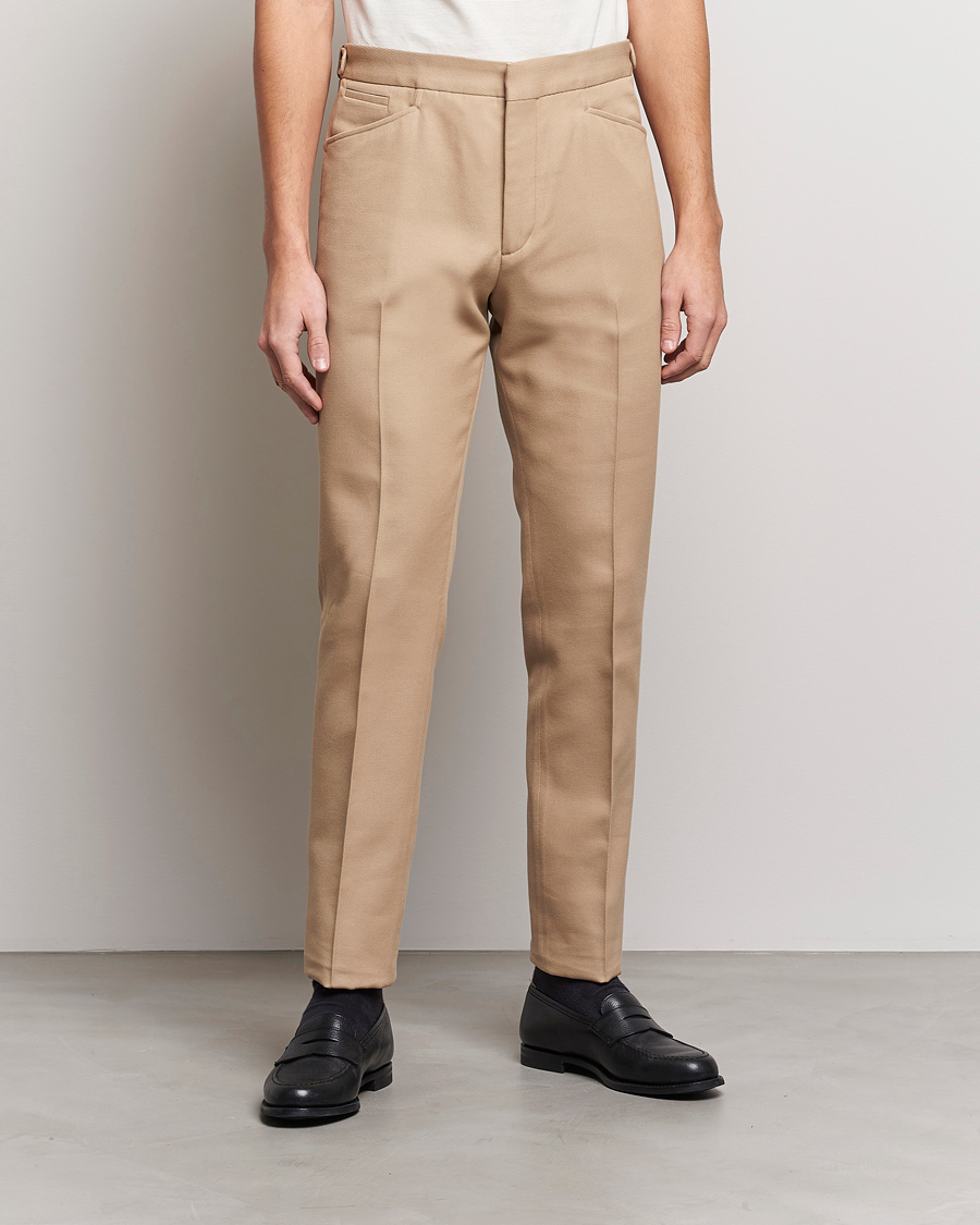 Homme | Pantalons | Ralph Lauren Purple Label | Cavalry Twill Trousers Tan