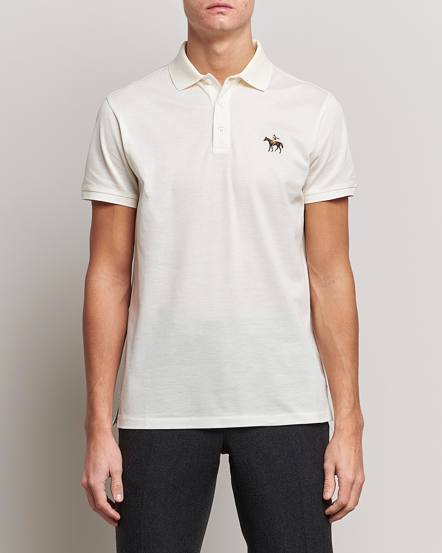Homme | Polos | Ralph Lauren Purple Label | Mercerized Cotton Polo Classic Cream