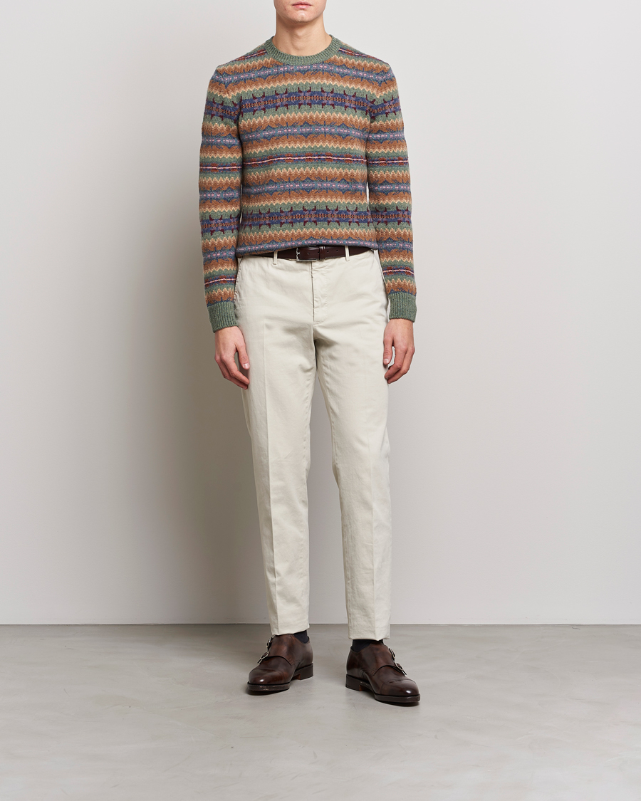 Homme | Pulls Et Tricots | Ralph Lauren Purple Label | Fairisle Jacquard Sweater Tan Multi