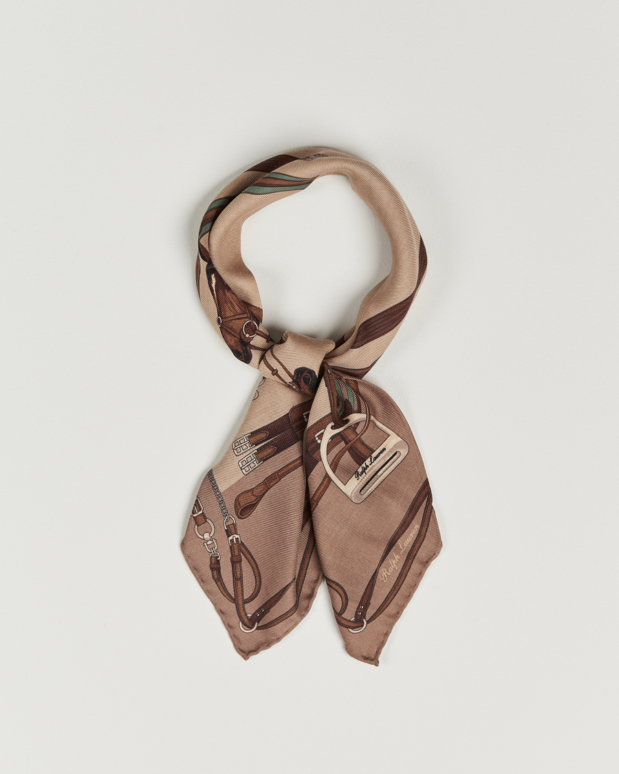 Homme | Ralph Lauren Purple Label Equestrian Cashmere Neckerchief Beige | Ralph Lauren Purple Label | Equestrian Cashmere Neckerchief Beige