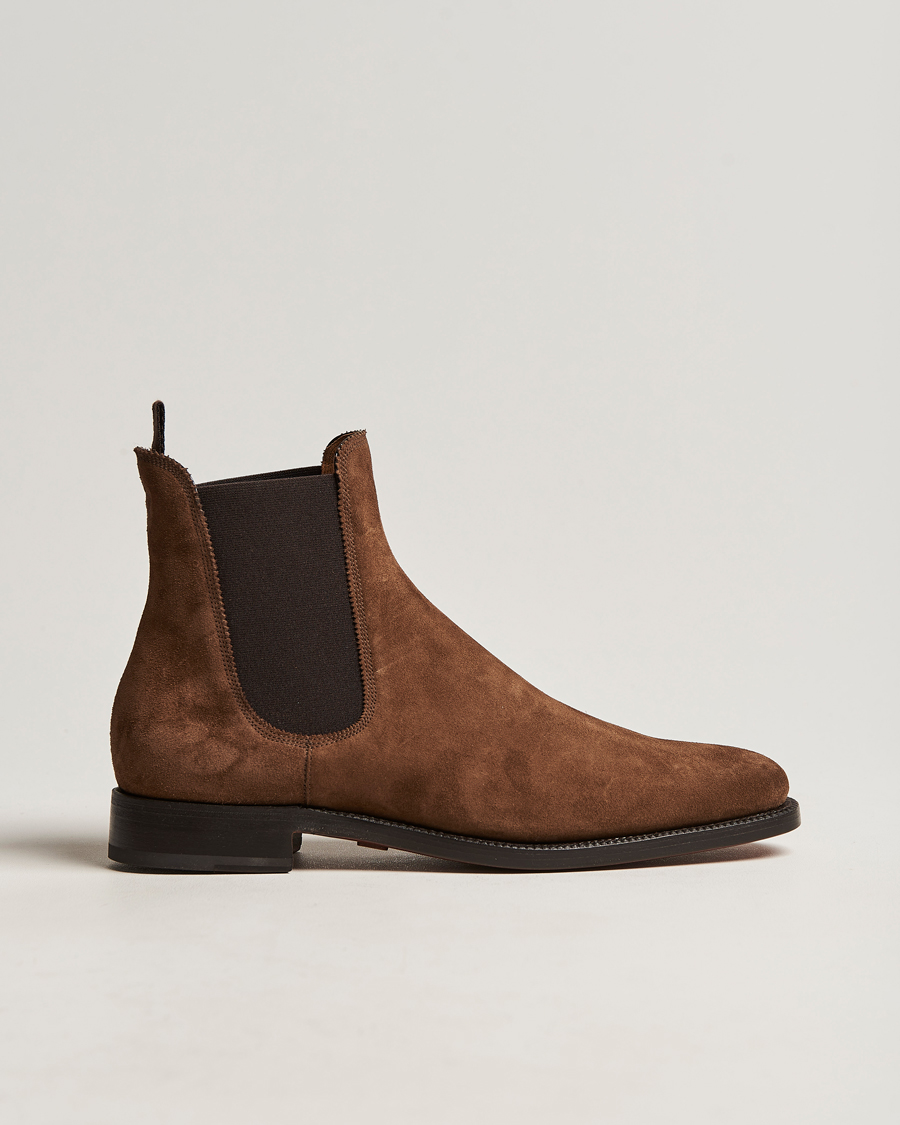 Homme | Ralph Lauren Purple Label Penfield Chelsea Boots Chestnut Suede | Ralph Lauren Purple Label | Penfield Chelsea Boots Chestnut Suede