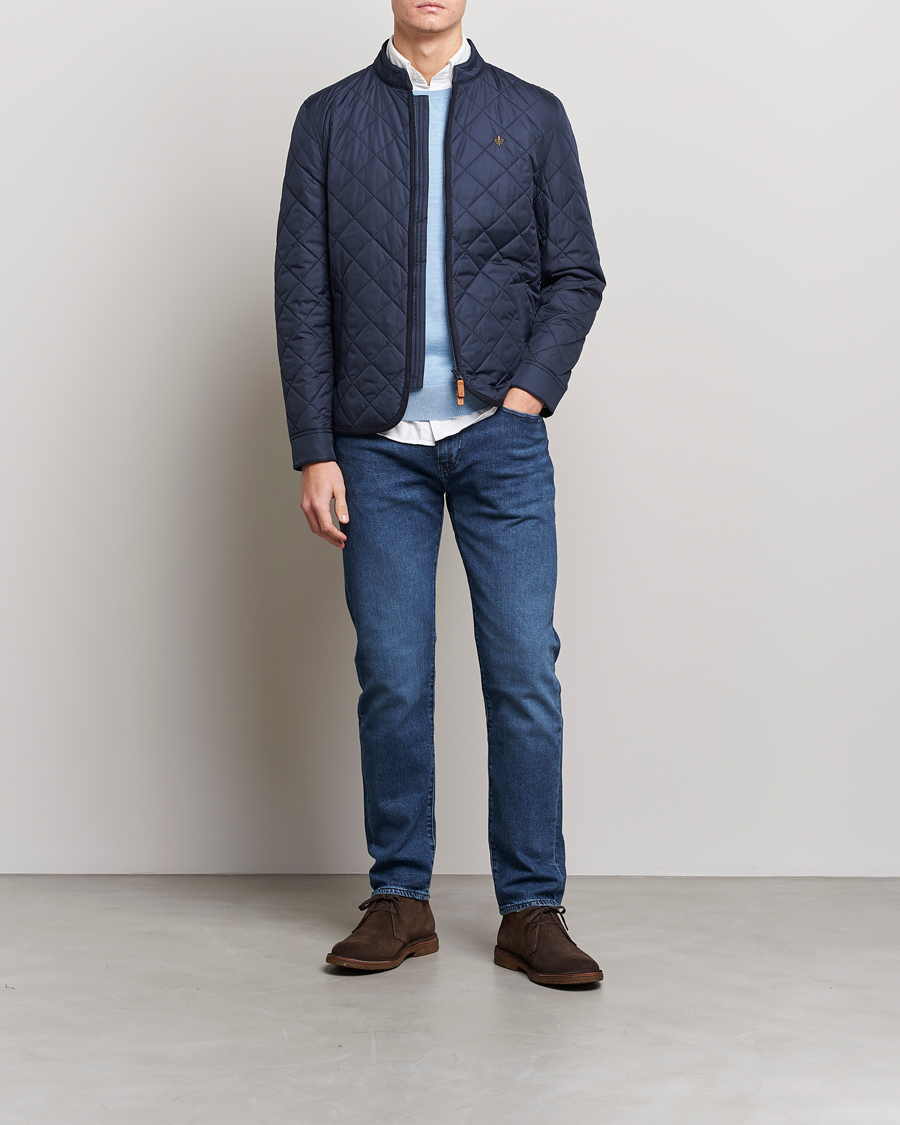 Homme | Manteaux Et Vestes | Morris | Teddy Quilted Jacket Old Blue