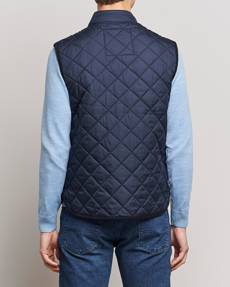 Homme | Gilets | Morris | Teddy Quilted Vest Old Blue