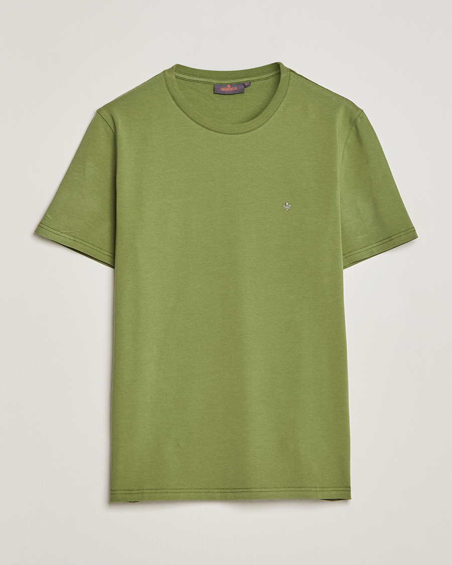 Homme | T-shirts | Morris | James Crew Neck T-shirt Olive