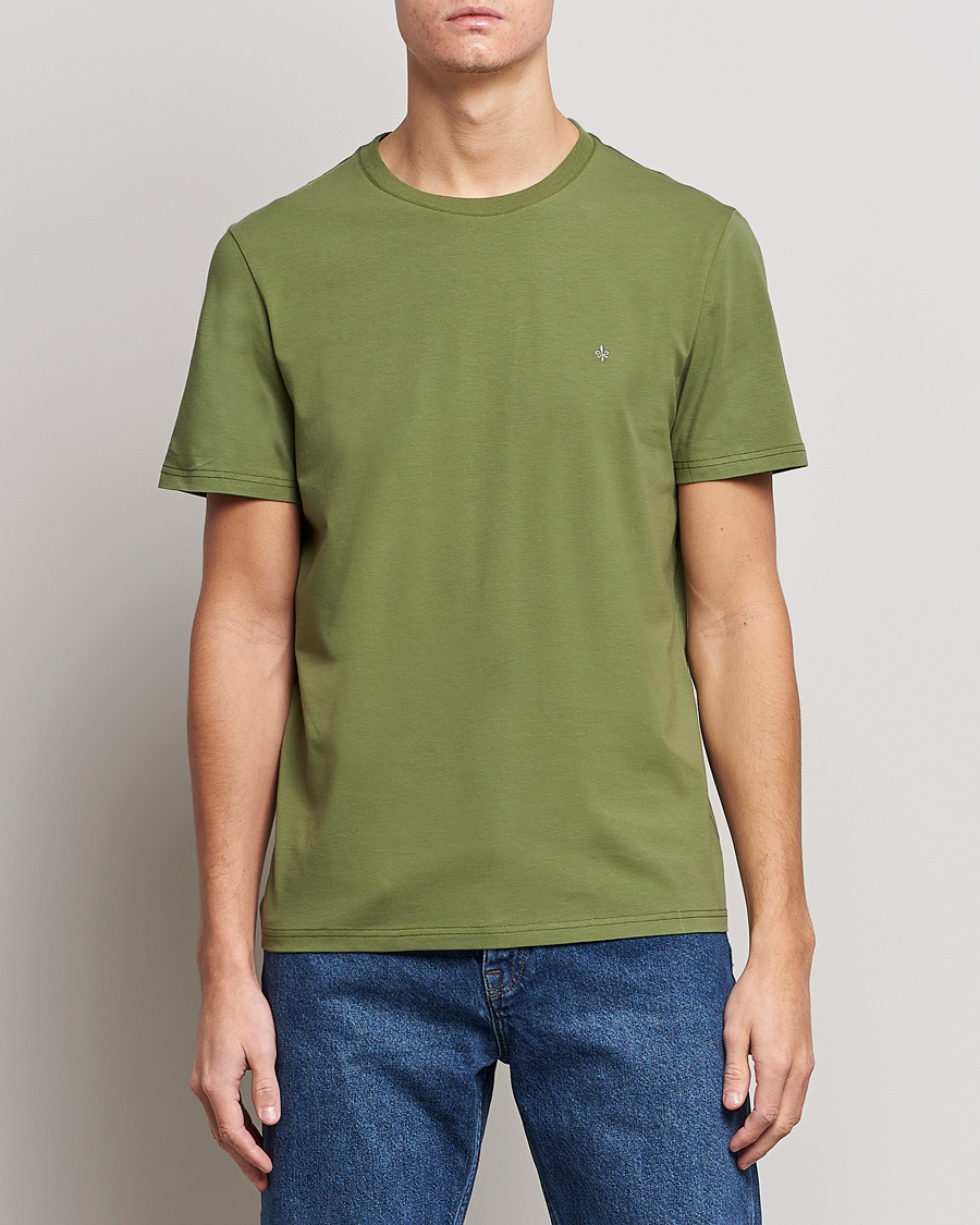 Homme | T-shirts | Morris | James Crew Neck T-shirt Olive