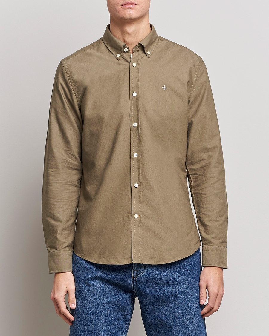 Homme | Chemises | Morris | Douglas Oxford Shirt Olive