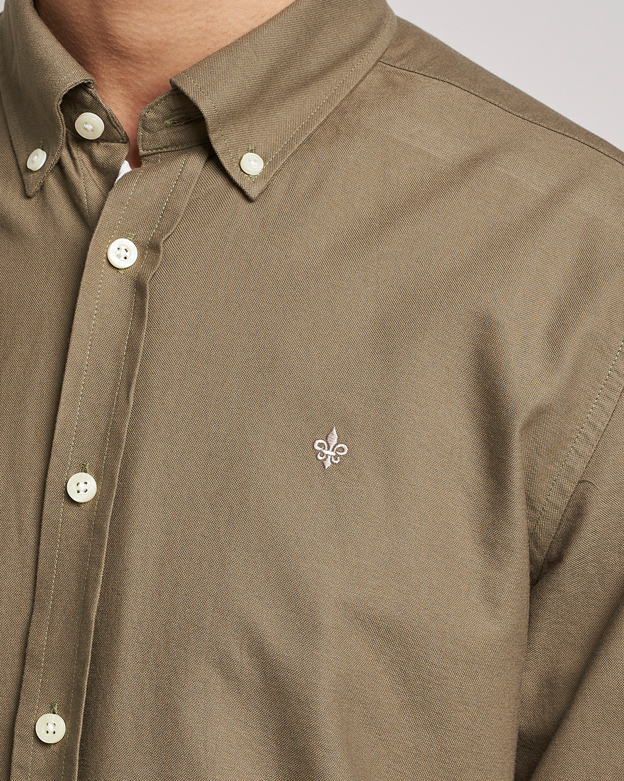 Homme | Chemises | Morris | Douglas Oxford Shirt Olive