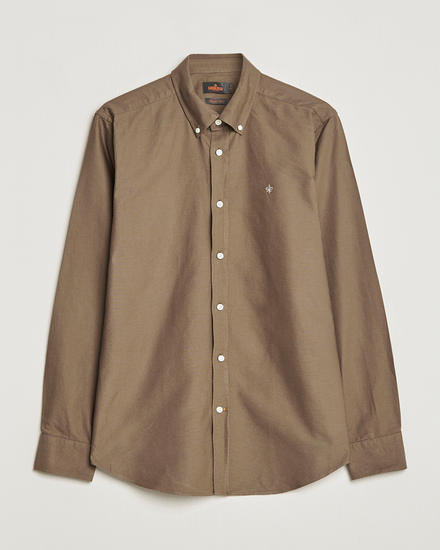 Homme | Chemises | Morris | Douglas Oxford Shirt Brown