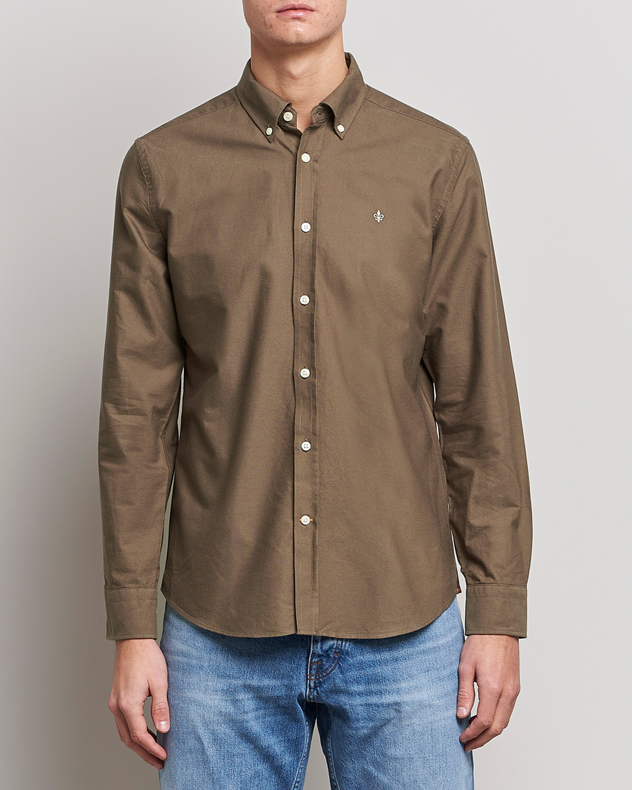 Homme | Chemises | Morris | Douglas Oxford Shirt Brown