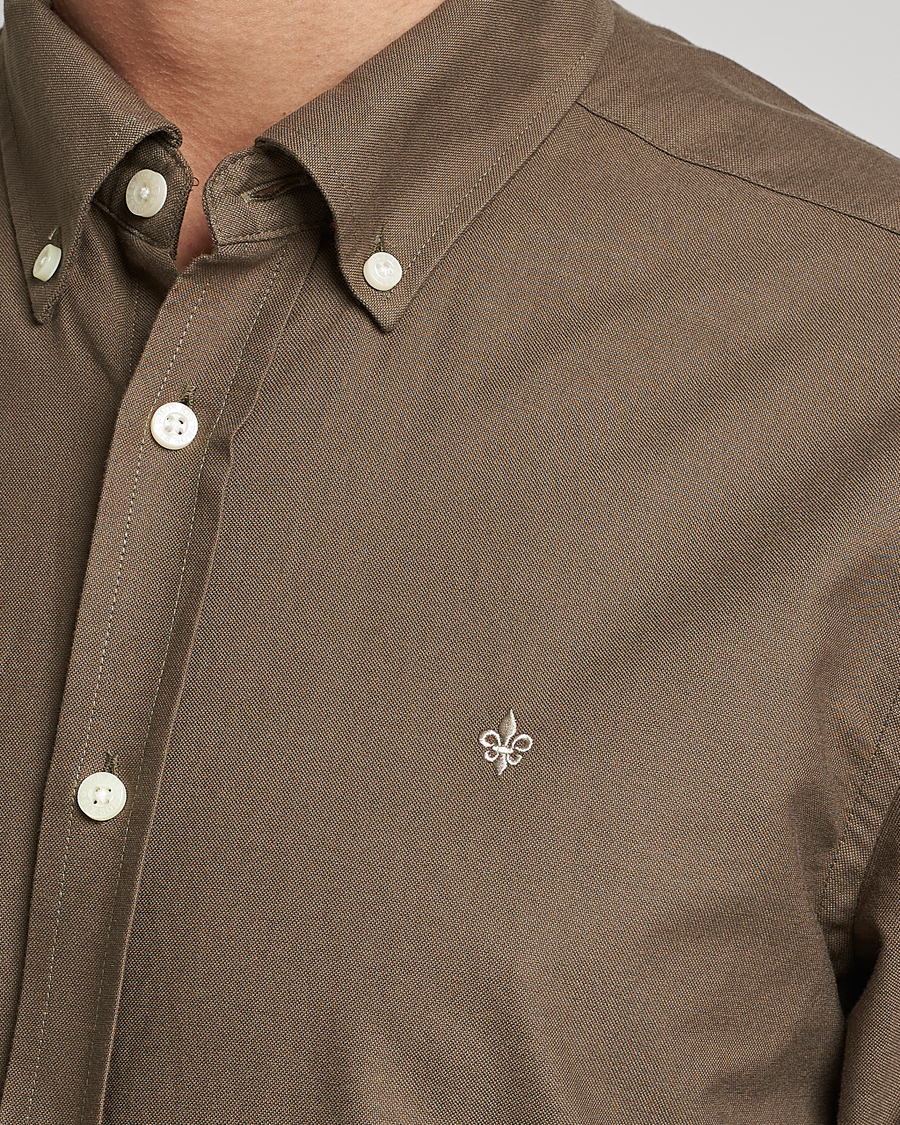 Homme | Chemises | Morris | Douglas Oxford Shirt Brown