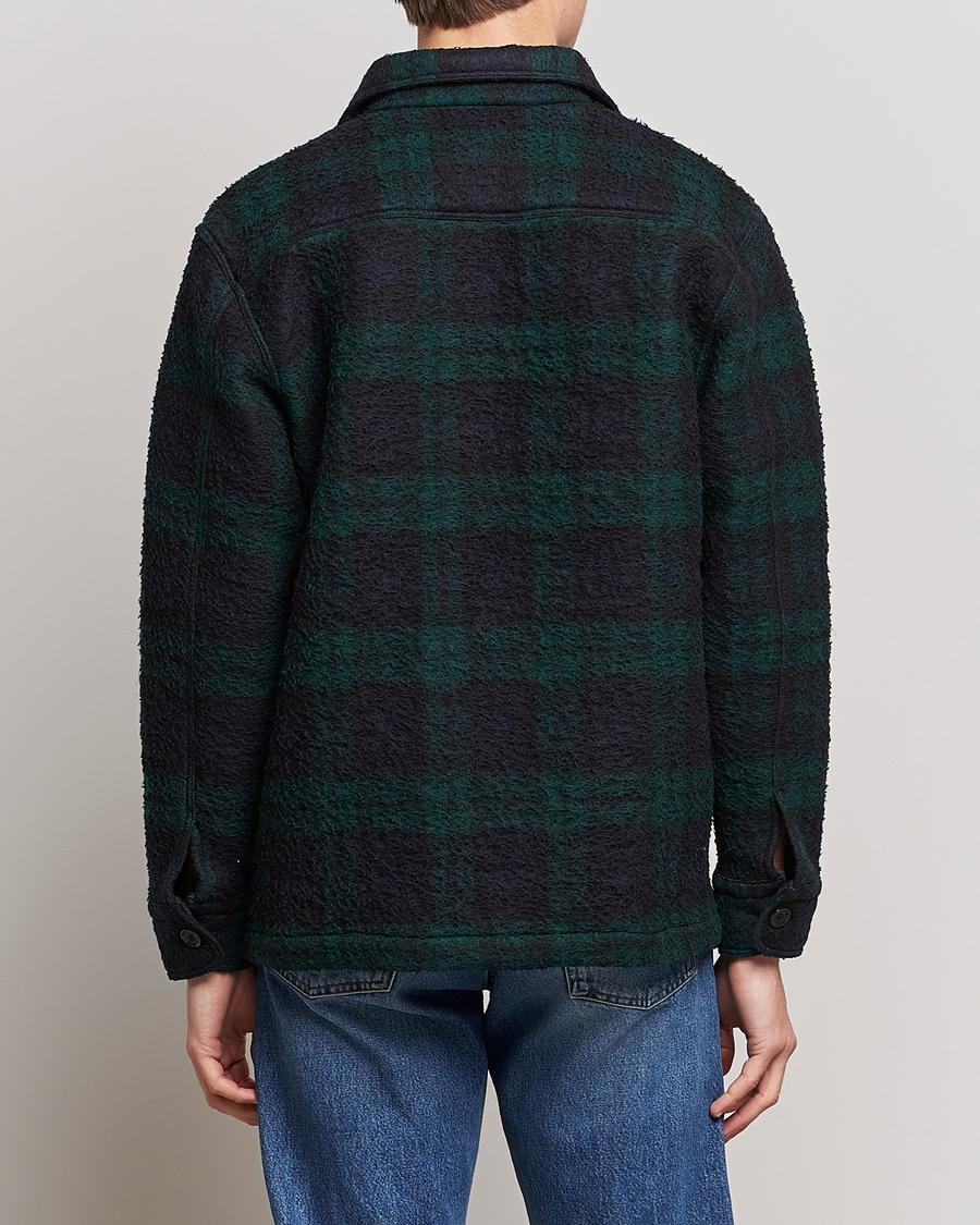 Homme | Manteaux Et Vestes | NN07 | Soren Blackwatch Checked Jacket Navy/Green