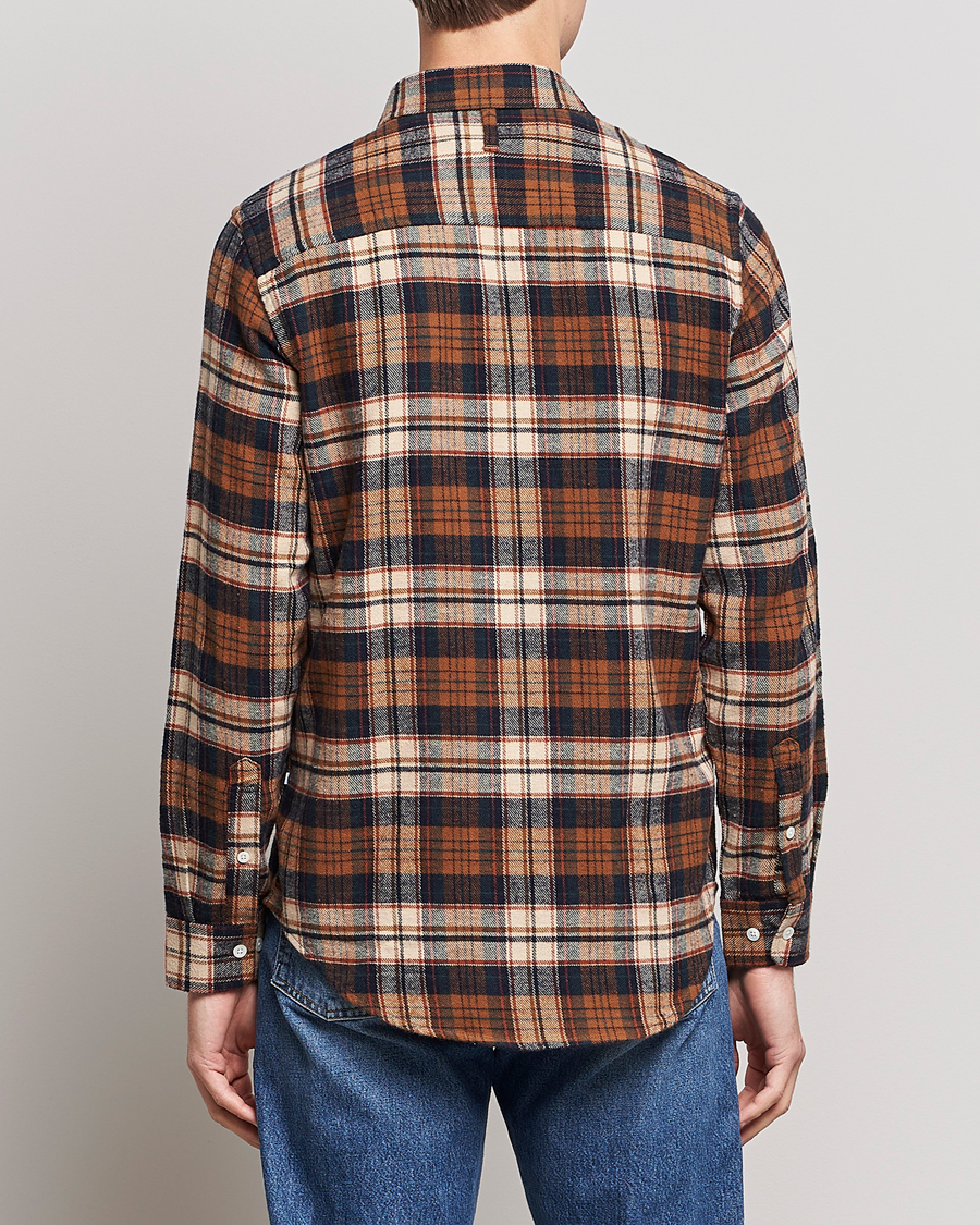 Homme | Chemises | NN07 | Arne Brushed Cotton Checked Shirt Multi