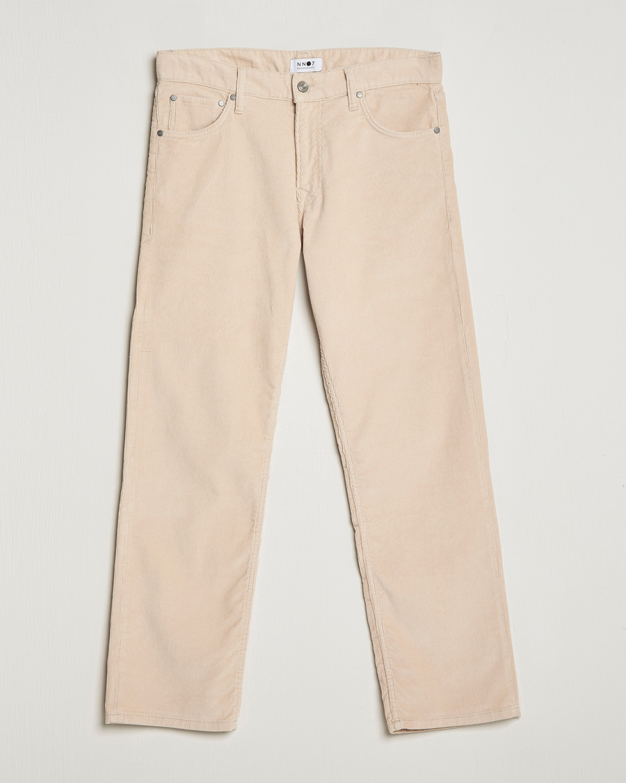 Homme | Pantalons | NN07 | Sonny Corduroy 5-Pocket Pants Ecru