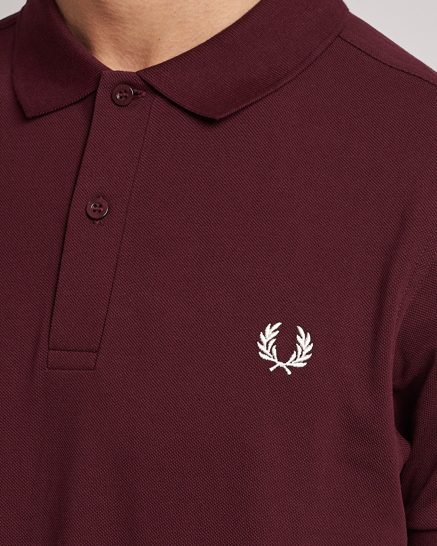 Homme | Polos | Fred Perry | Plain Polo Shirt Oxblood
