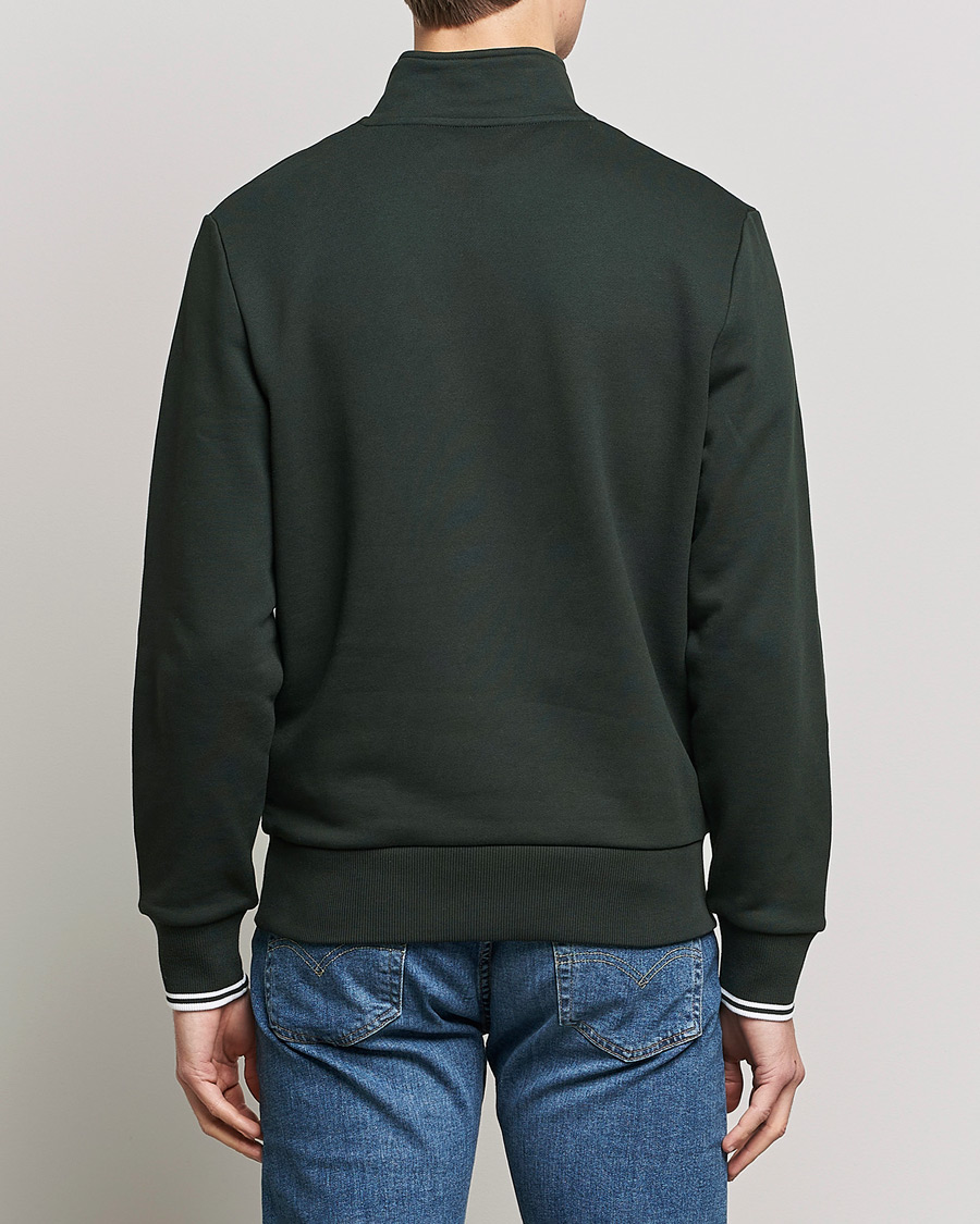 Homme | Pulls Et Tricots | Fred Perry | Half Zip Sweatshirt Night Green