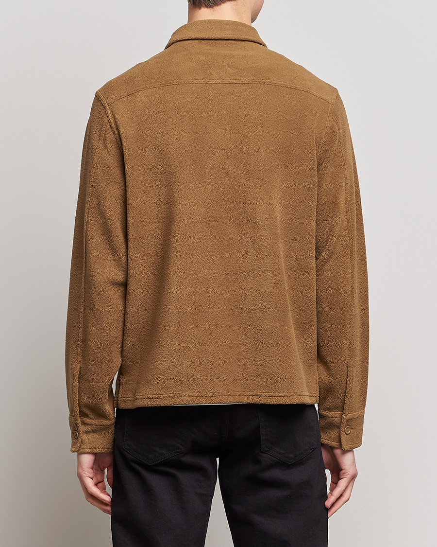 Homme | Chemises | Fred Perry | Fleece Overshirt Shadded Stone