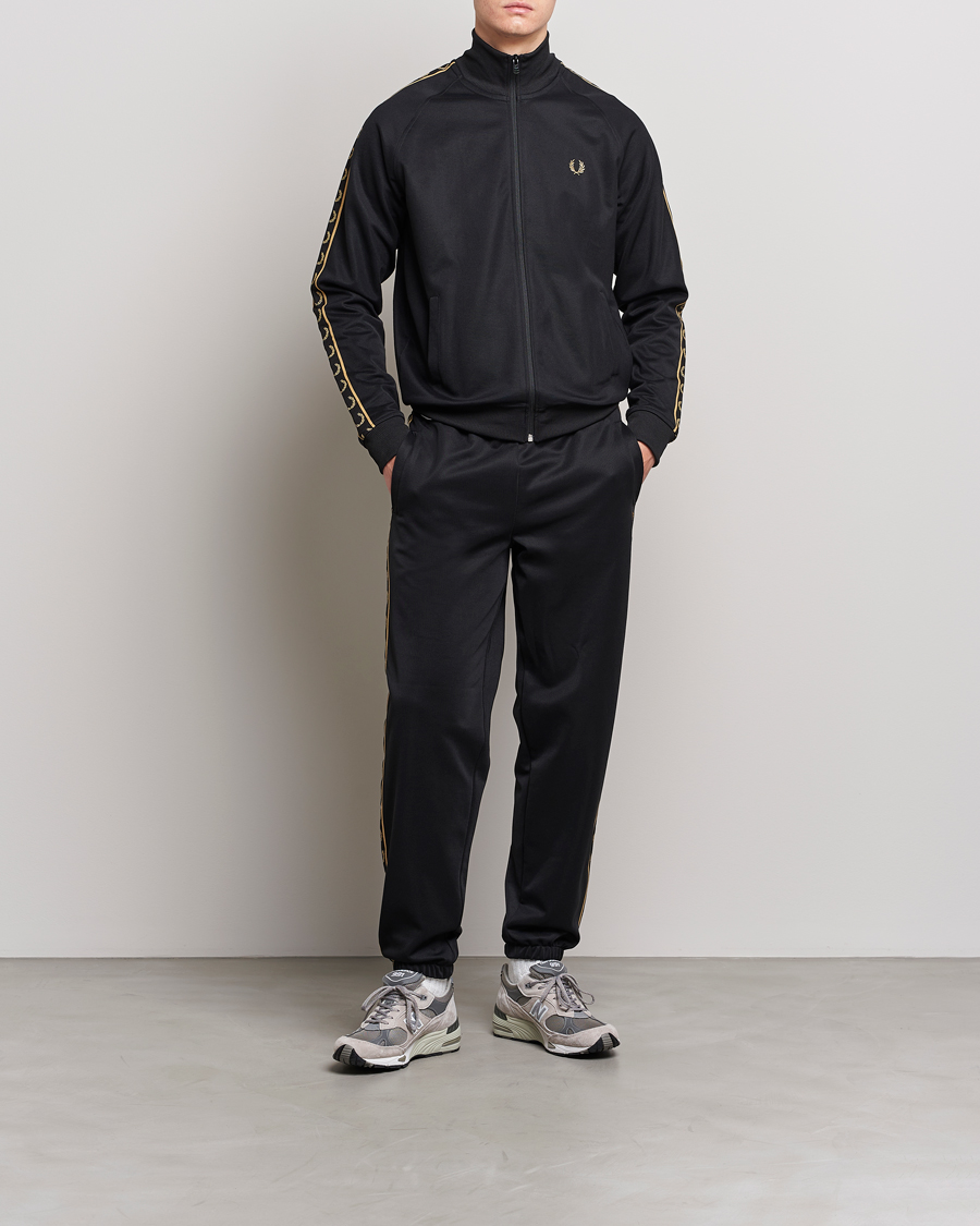 Homme | Pulls Et Tricots | Fred Perry | Taped Track Jacket Black