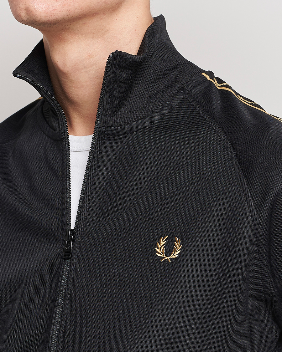 Homme | Pulls Et Tricots | Fred Perry | Taped Track Jacket Black