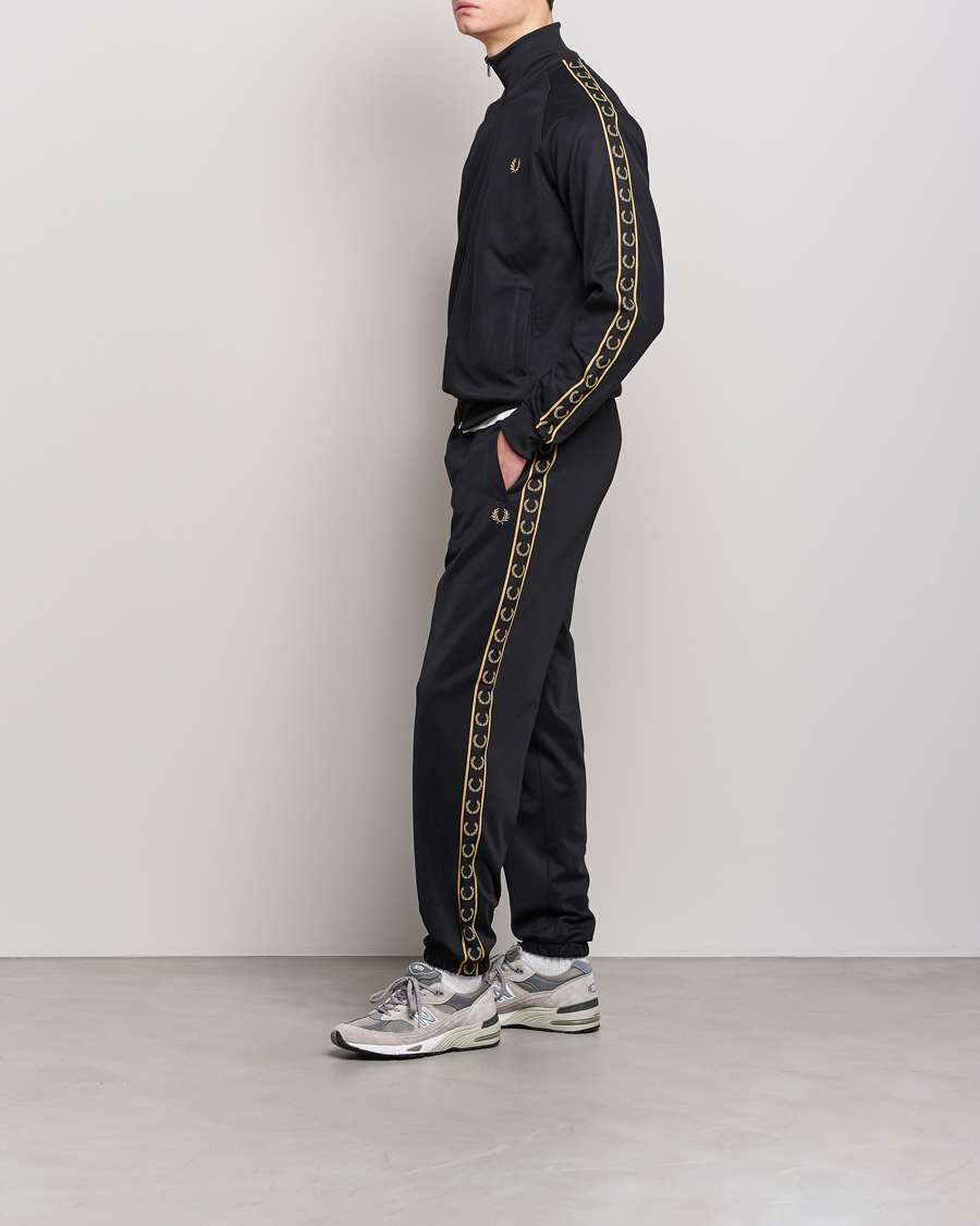 Homme | Pantalons | Fred Perry | Taped Track Pants Black