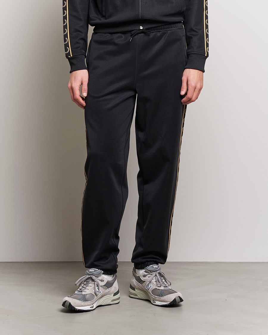 Homme | Pantalons | Fred Perry | Taped Track Pants Black