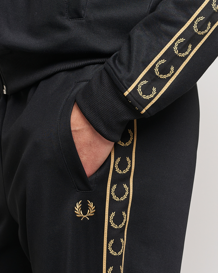 Homme | Pantalons | Fred Perry | Taped Track Pants Black