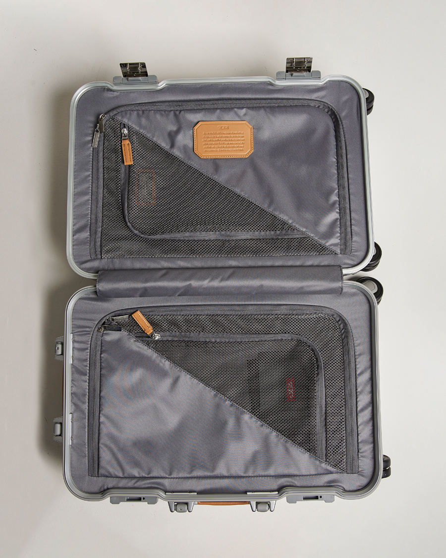 Homme | Sacs | TUMI | International Carry-on Aluminum Trolley Texture Silver