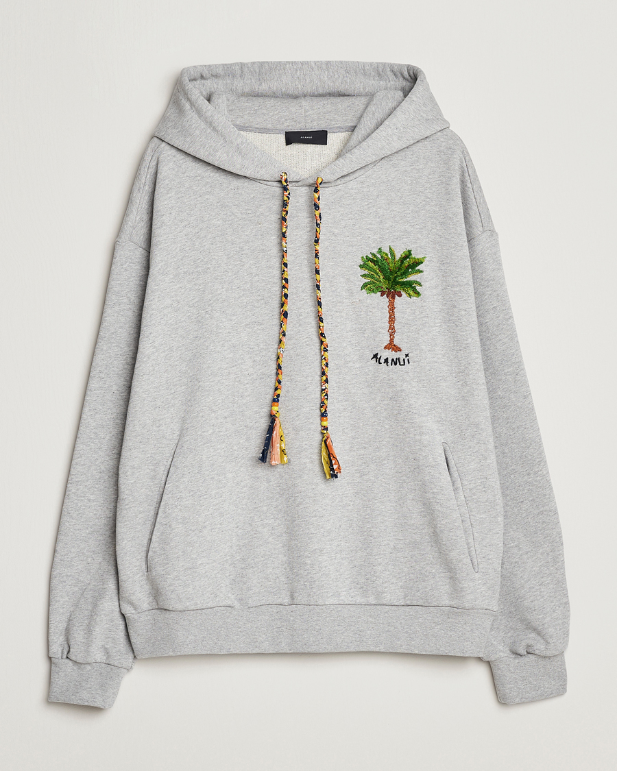 Homme | Pulls Et Tricots | Alanui | Embroidered Hoodie Grey Melange