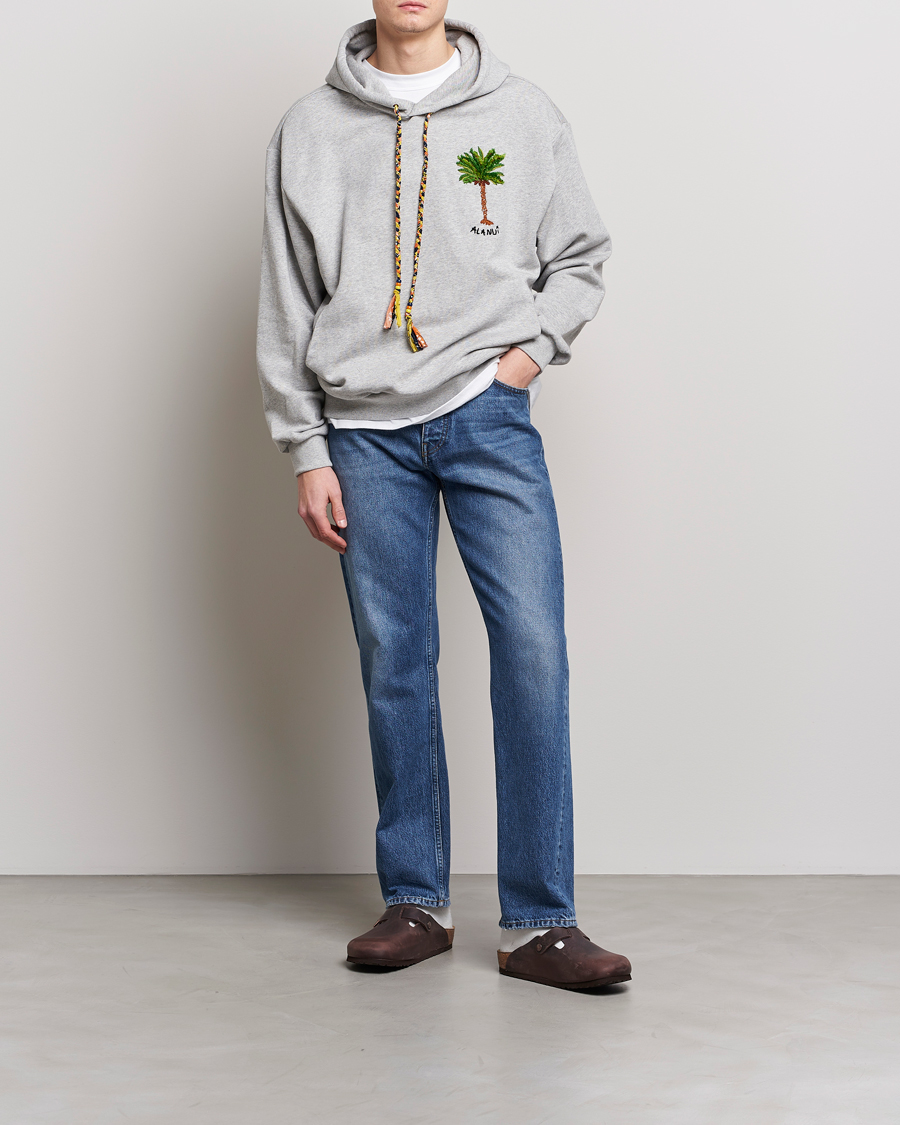 Homme | Pulls Et Tricots | Alanui | Embroidered Hoodie Grey Melange