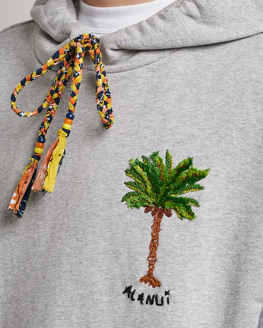 Homme | Pulls Et Tricots | Alanui | Embroidered Hoodie Grey Melange