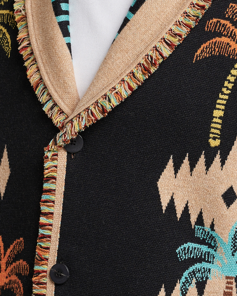 Homme | Pulls Et Tricots | Alanui | Palm Tree Jacquard Cardigan Multicolor