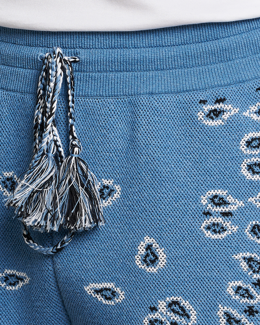 Homme | Shorts | Alanui | Bandana Print Shorts Light Blue
