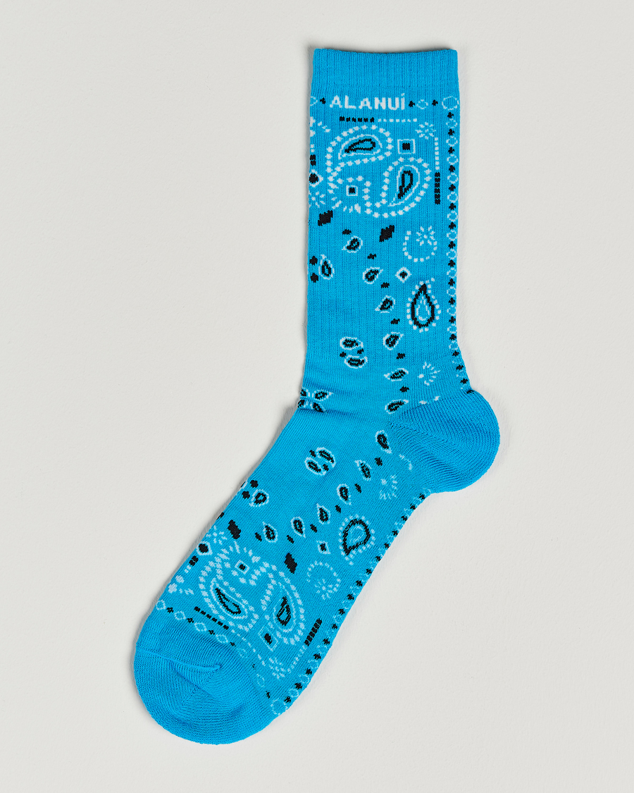 Homme | Sous-Vêtements Et Chaussettes | Alanui | Bandana Socks Light Blue