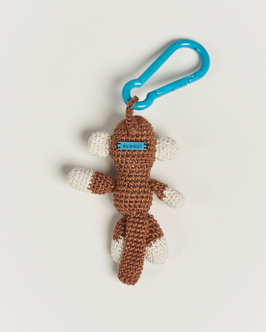 Homme | Porte-Clés | Alanui | Handmade Monkey Crochet Key Holder Brown