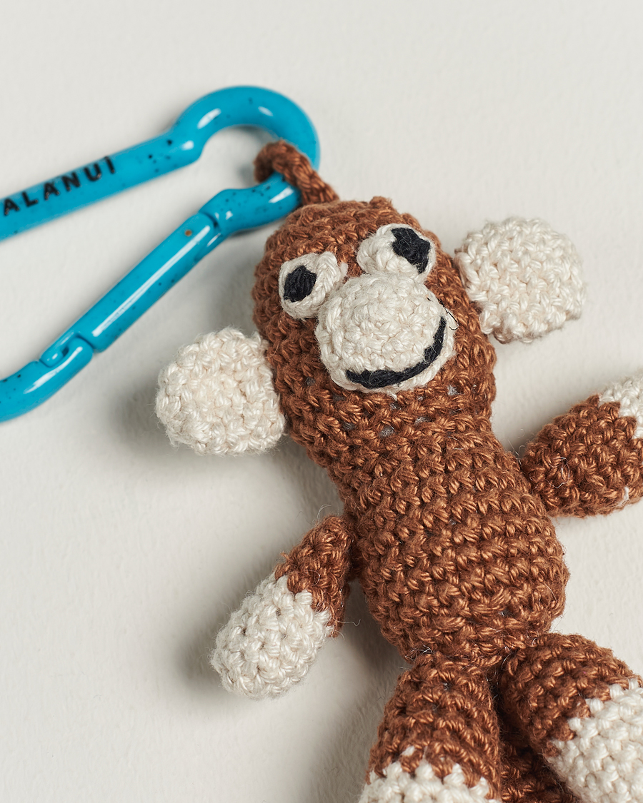 Homme | Porte-Clés | Alanui | Handmade Monkey Crochet Key Holder Brown