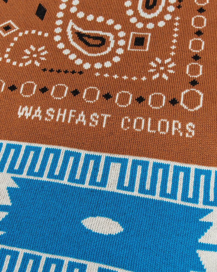 Homme | Alanui Bandana Jacquard Blanket Brown | Alanui | Bandana Jacquard Blanket Brown