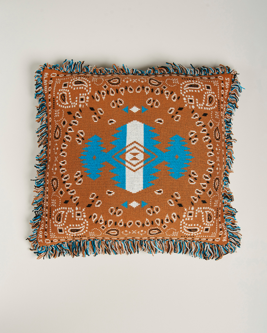 Homme | Alanui Bandana Jacquard Pillow Brown | Alanui | Bandana Jacquard Pillow Brown