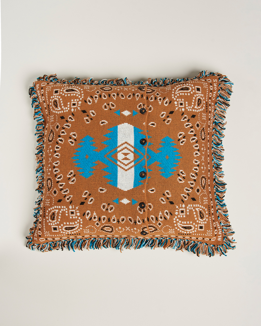 Homme | Alanui Bandana Jacquard Pillow Brown | Alanui | Bandana Jacquard Pillow Brown