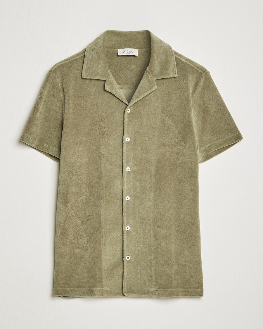Homme | Chemises | Altea | Terry Bowling Shirt Olive