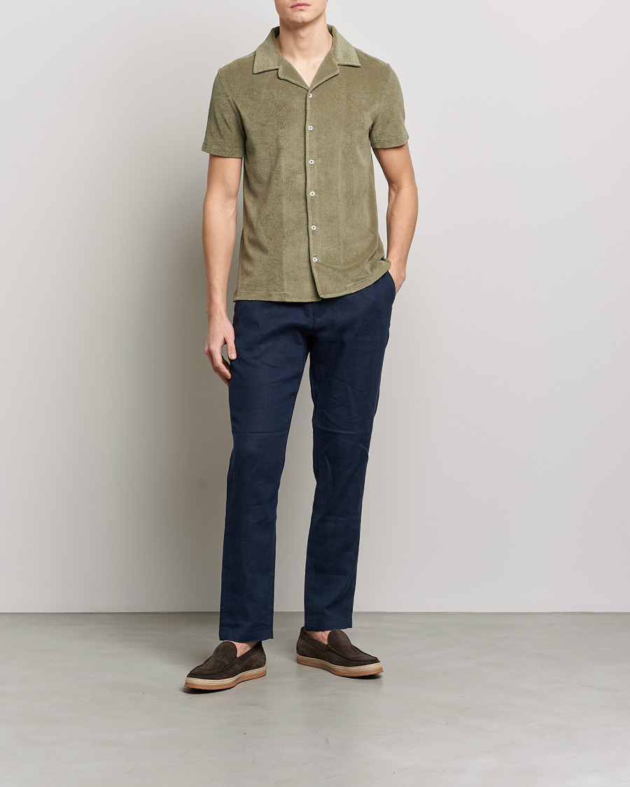Homme | Chemises | Altea | Terry Bowling Shirt Olive