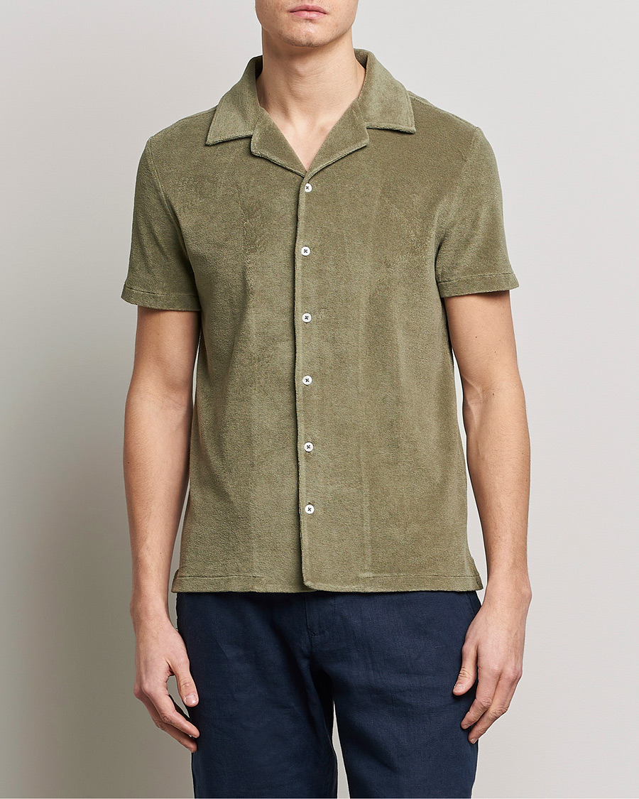 Homme | Chemises | Altea | Terry Bowling Shirt Olive