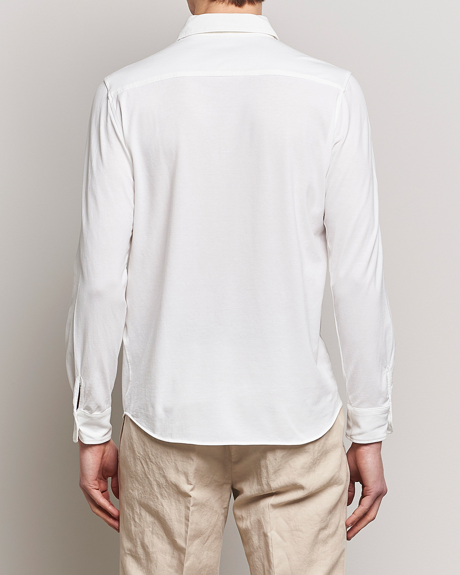 Homme | Chemises | Altea | Jersey Stretch Shirt White