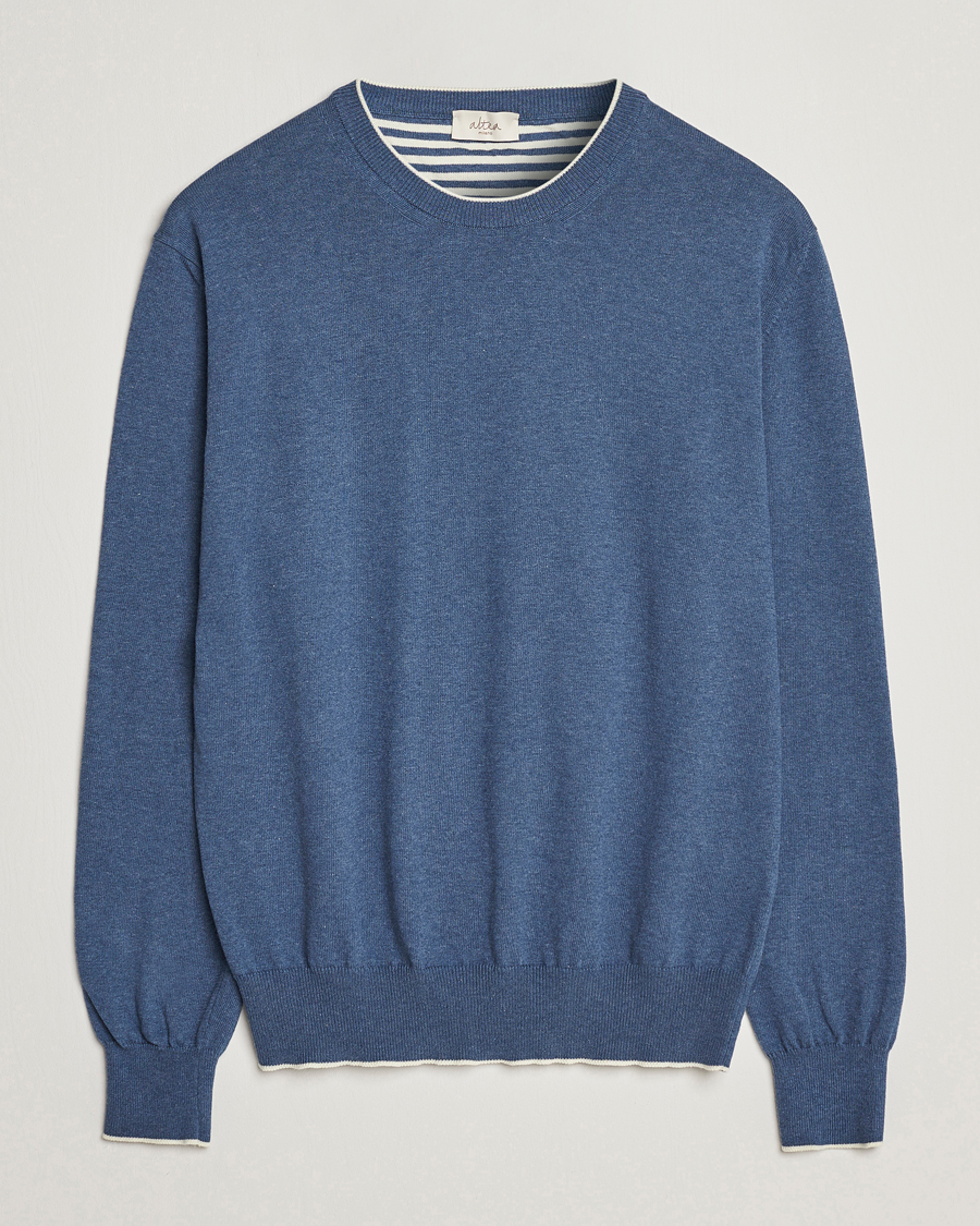 Homme | Pulls Et Tricots | Altea | Soft Cotton Pullover Blue