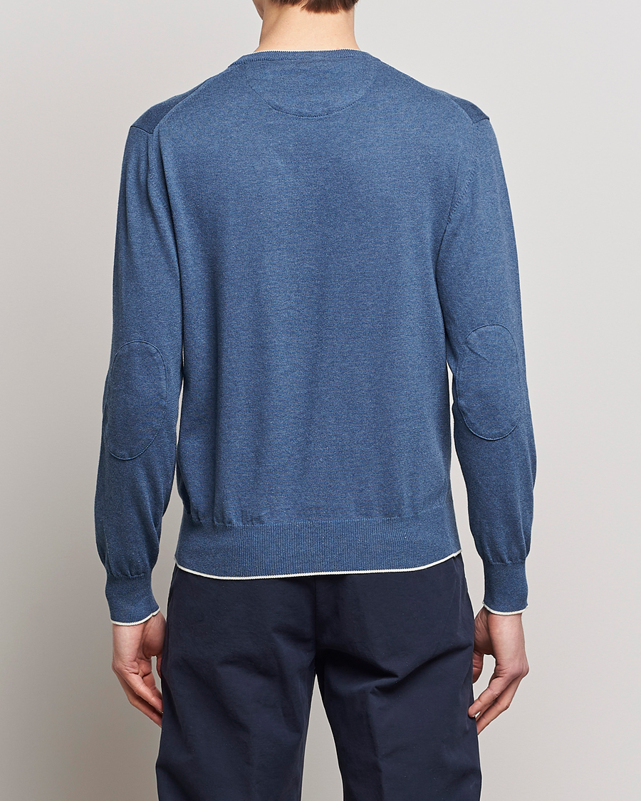Homme | Pulls Et Tricots | Altea | Soft Cotton Pullover Blue