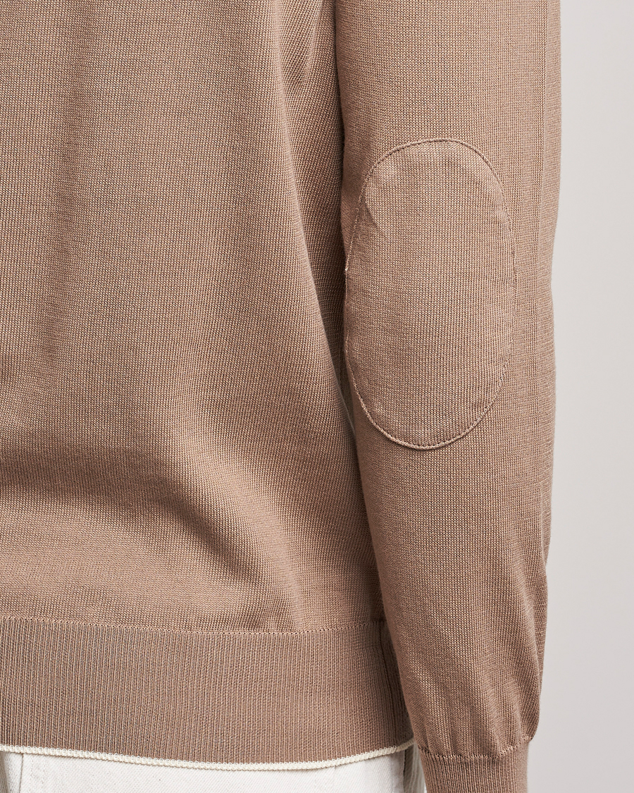 Homme | Pulls Et Tricots | Altea | Soft Cotton Pullover Beige