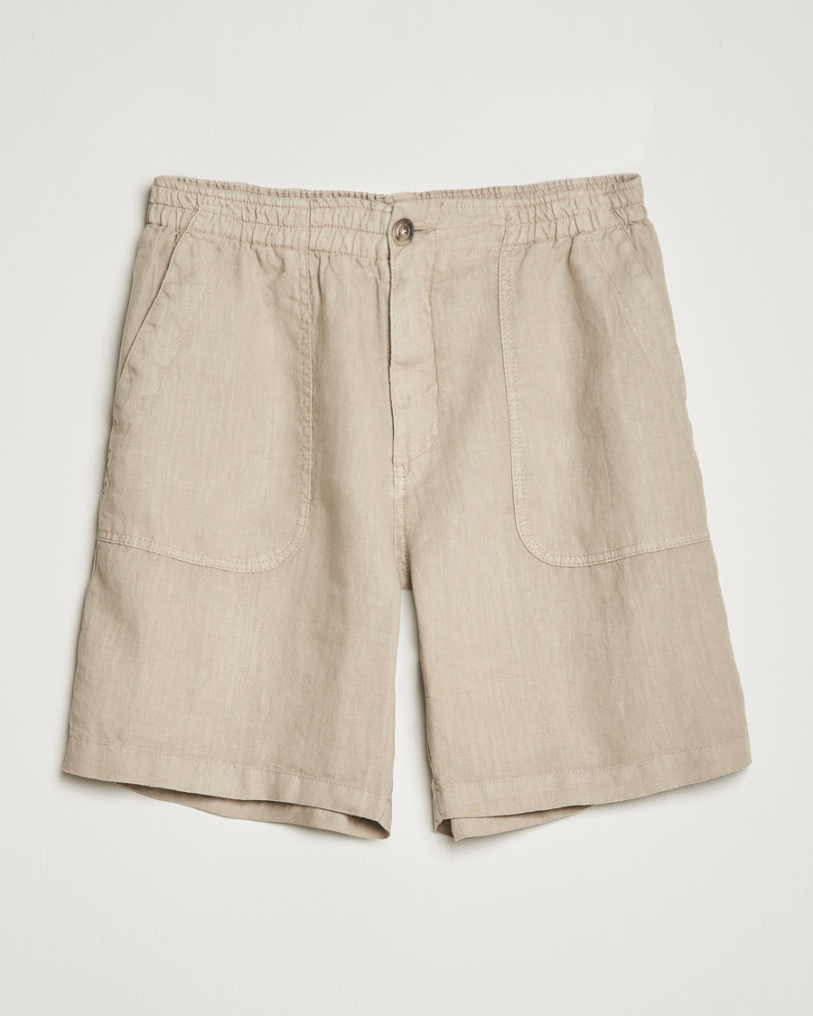 Homme | Shorts | Altea | Linen Shorts Beige
