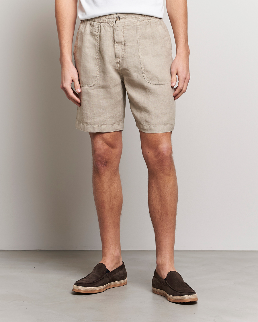Homme | Shorts | Altea | Linen Shorts Beige