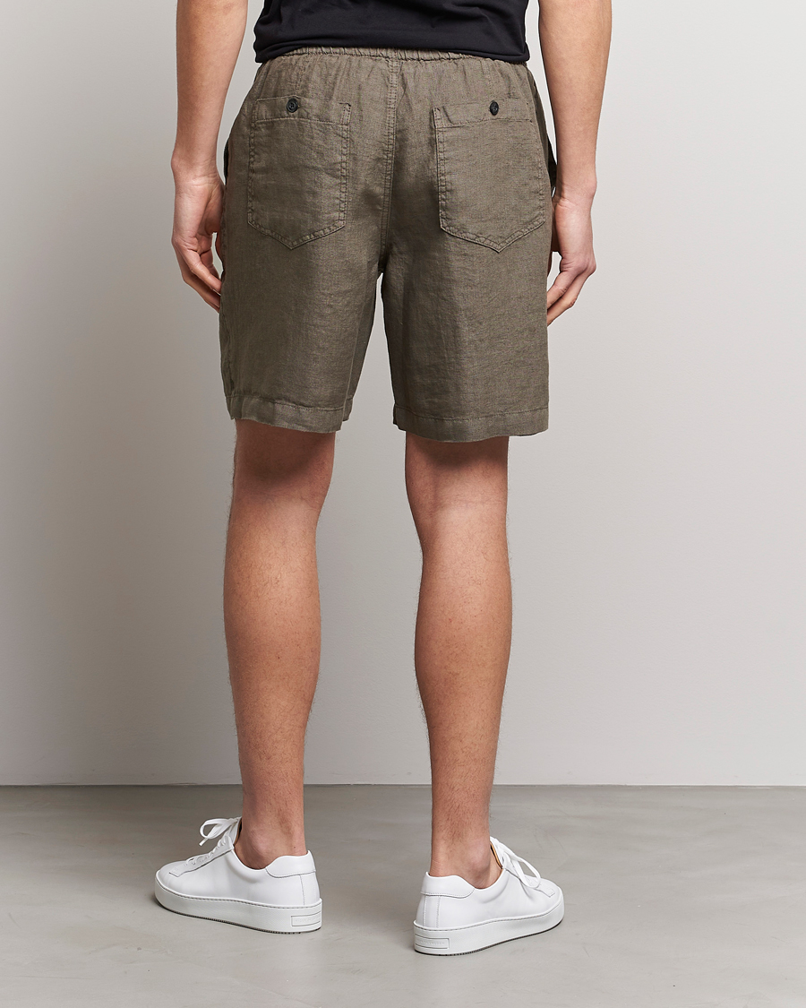 Homme | Shorts | Altea | Linen Shorts Olive