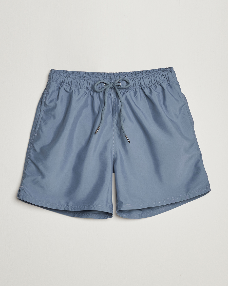Homme | Maillots De Bain | Bread & Boxers | Swimshorts Smoky Blue